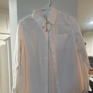 Lululemon Athletica Crisp White Dress Shirt